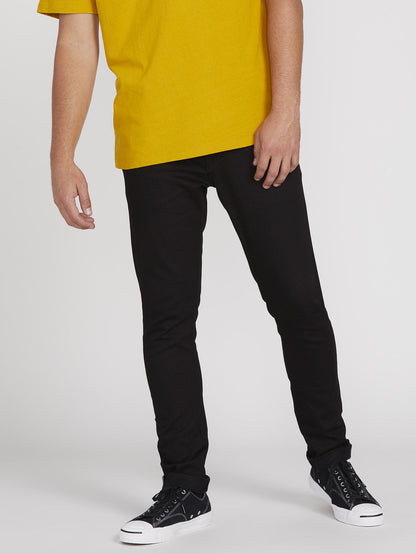 Vorta Tapered Denim - Black On Black