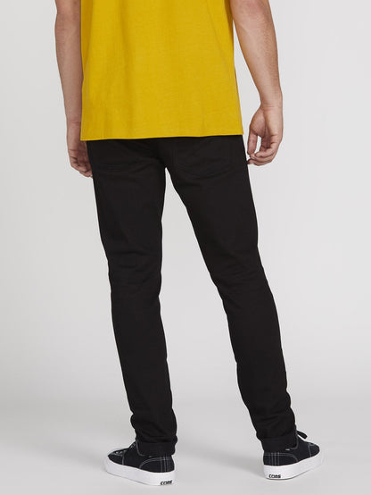 Vorta Tapered Denim - Black On Black