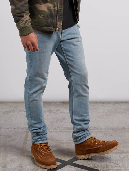 Solver Tapered Jeans - Allover Stone Light