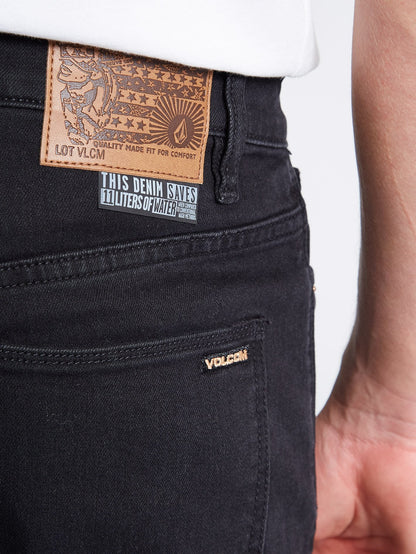 Solver Tapered Denim - Black Out