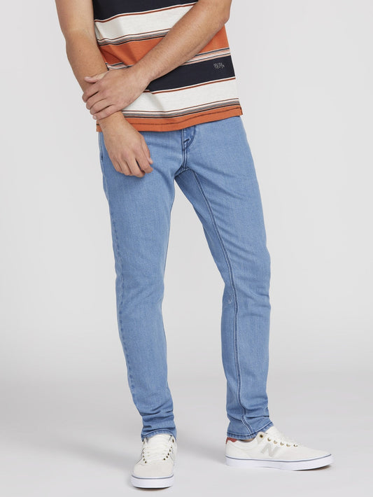 Solver Tapered Denim - Flat Vintage Indigo