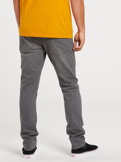 Solver Tapered Denim - GREY VINTAGE