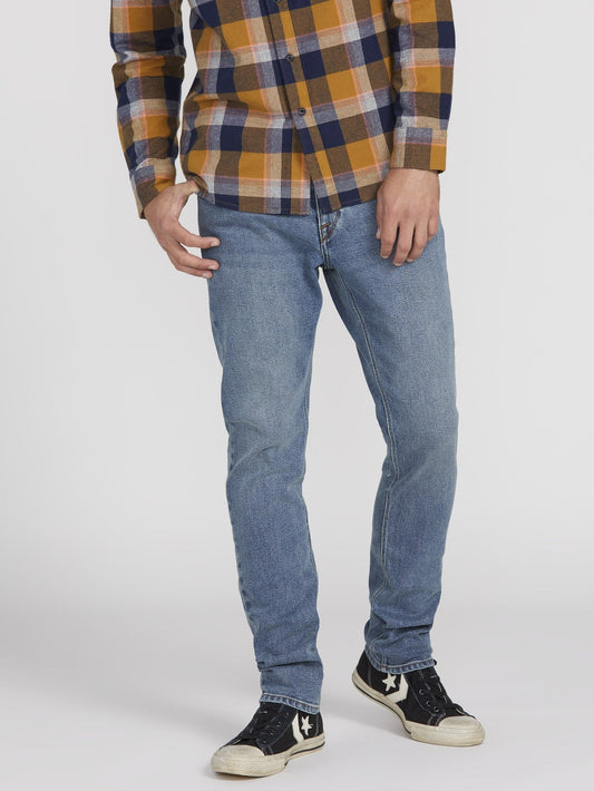 Solver Tapered Denim - Slate Blue