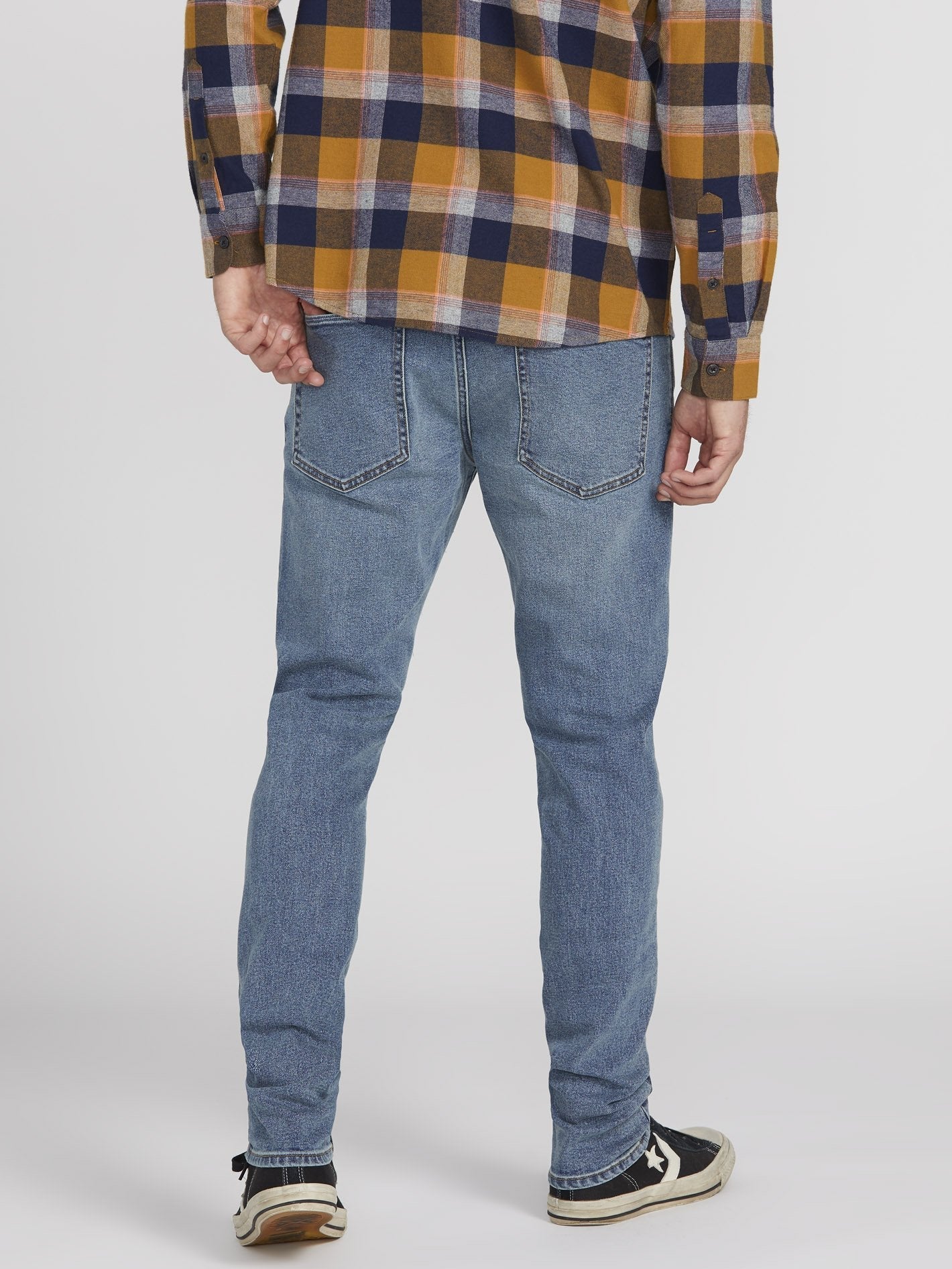 Solver Tapered Denim - Slate Blue