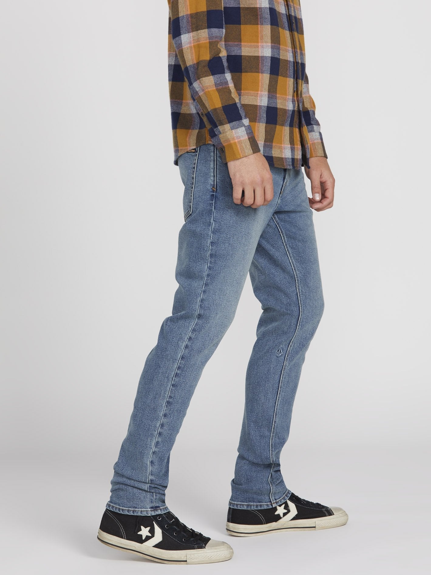 Solver Tapered Denim - Slate Blue
