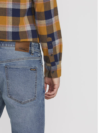 Solver Tapered Denim - Slate Blue