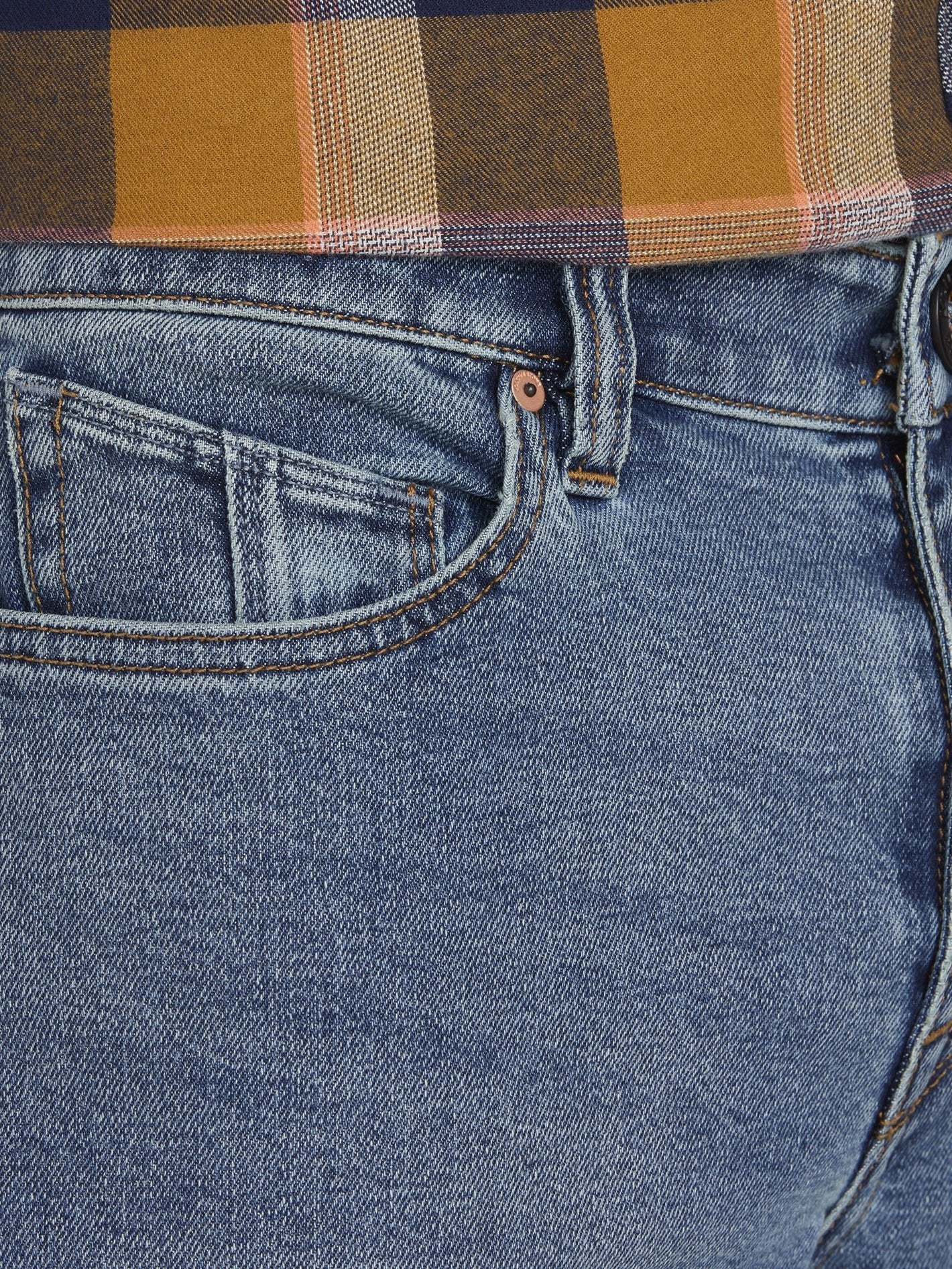 Solver Tapered Denim - Slate Blue