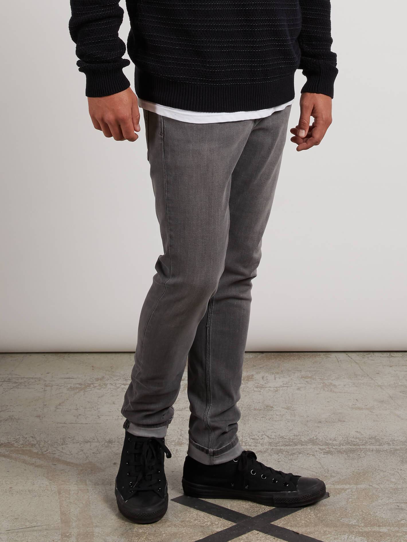 2X4 Tapered Jeans - Brushed Nickle