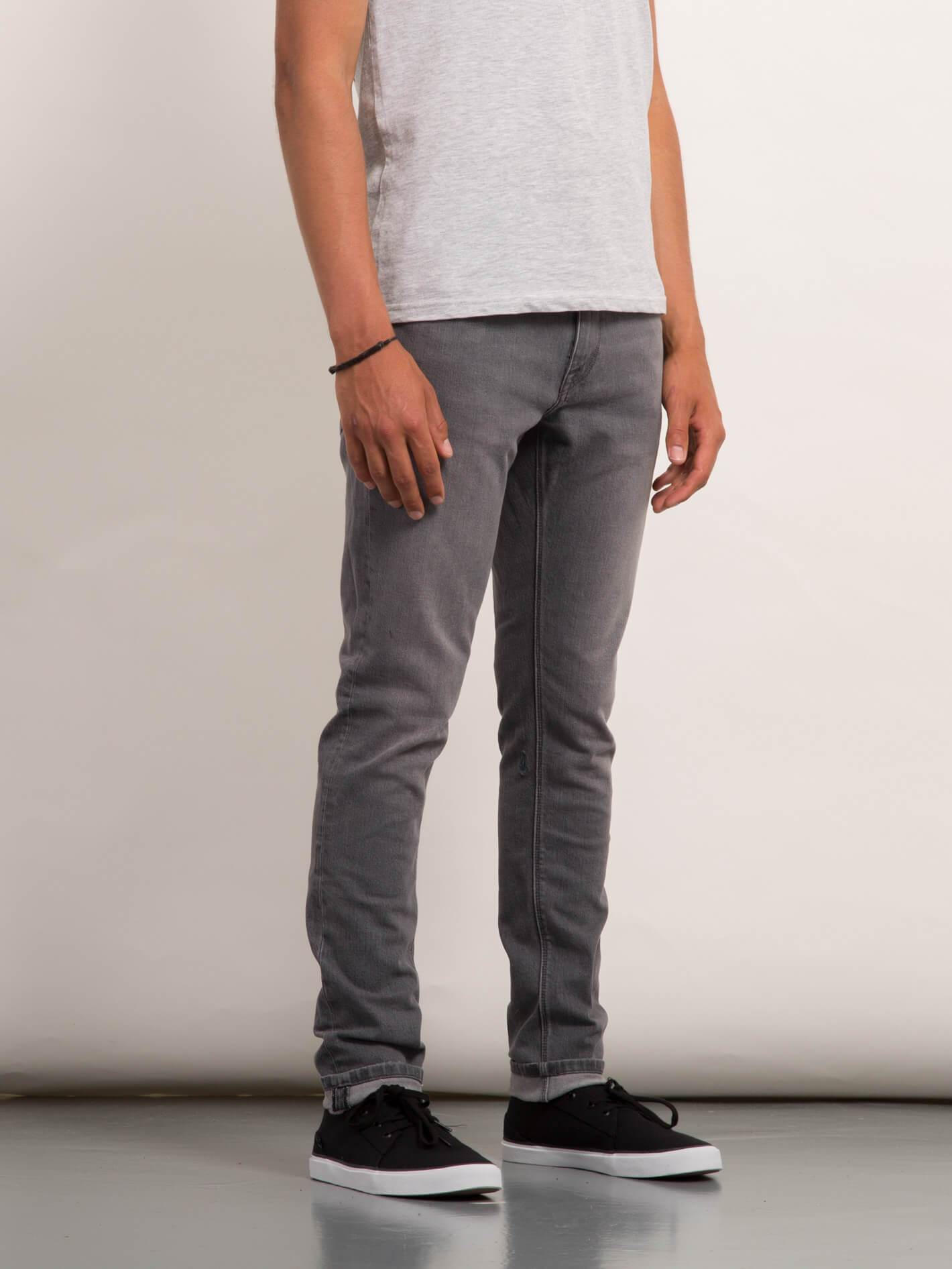 2X4 Tapered Jeans - Cement Grey