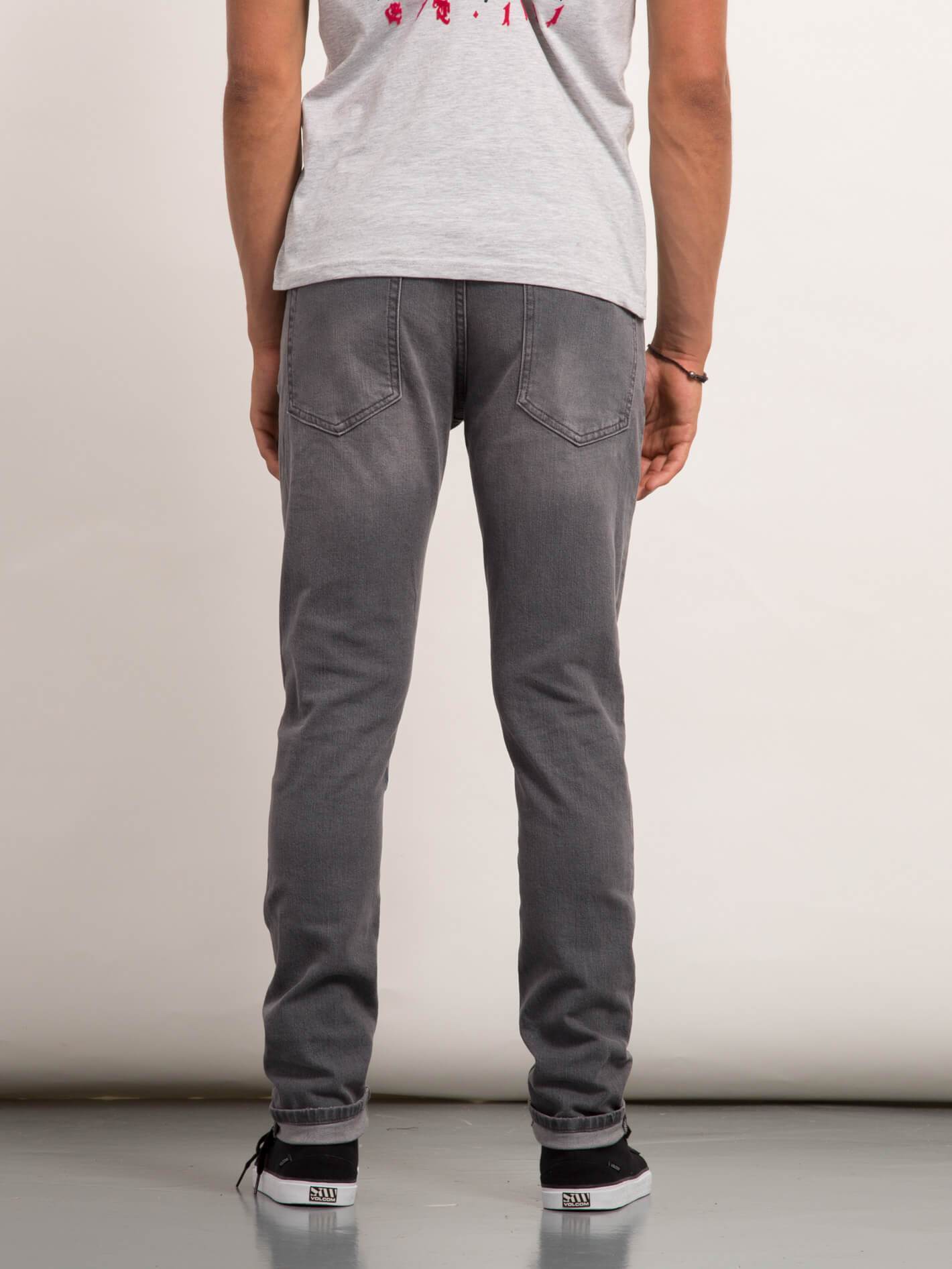 2X4 Tapered Jeans - Cement Grey