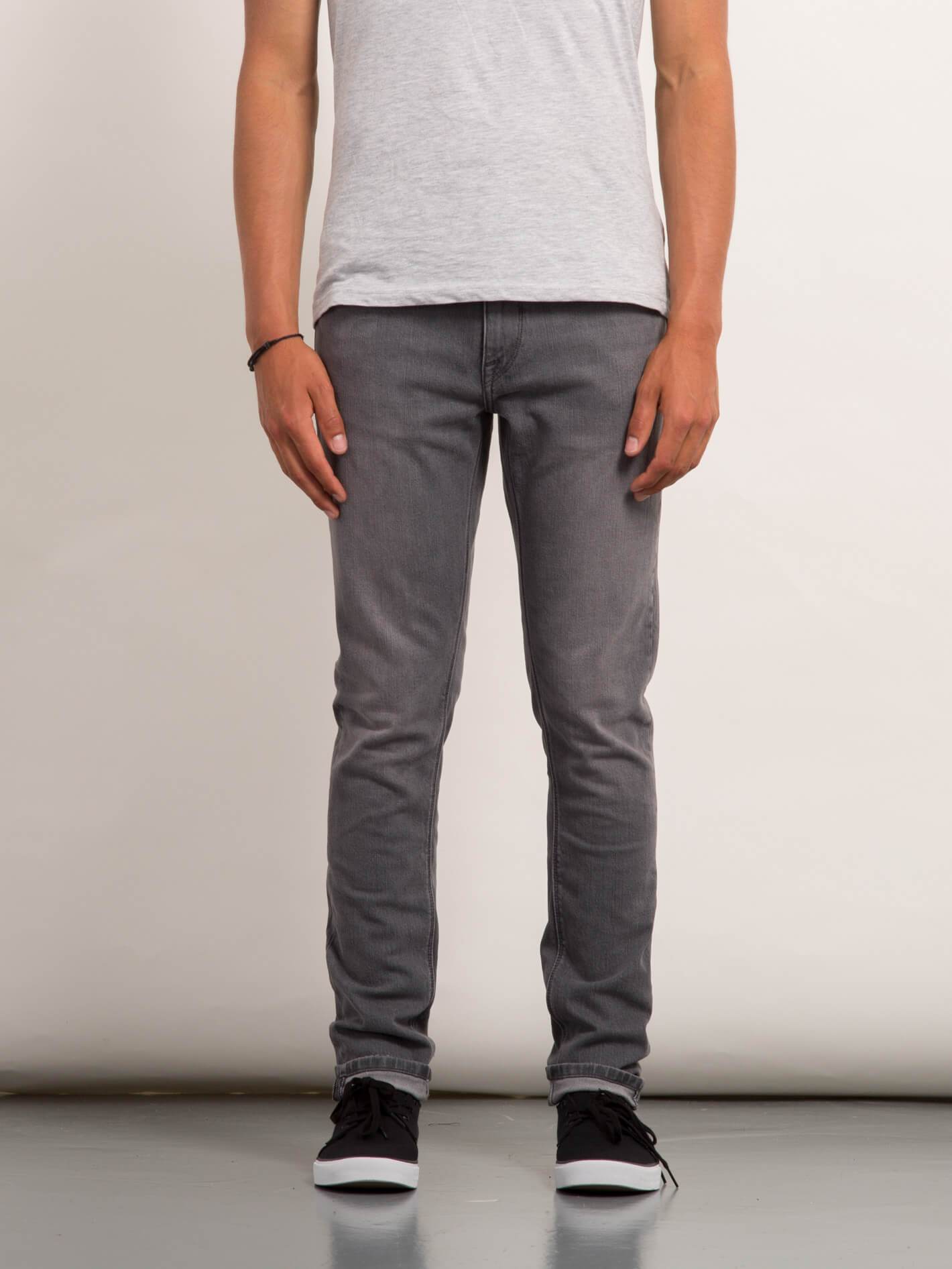 2X4 Tapered Jeans - Cement Grey