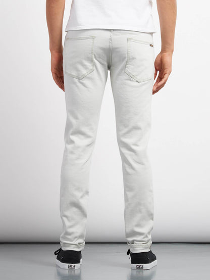 2X4 Tapered Jeans - Dirty White