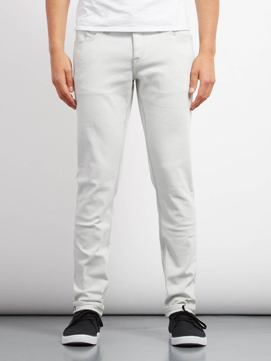 2X4 Tapered Jeans - Dirty White