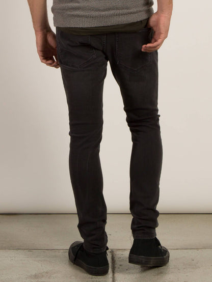 2X4 Tapered Jeans - Sulfur Black