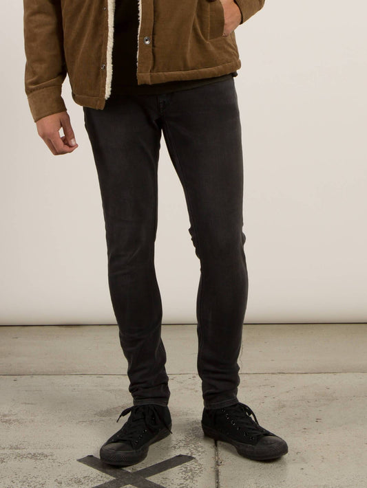 2X4 Tapered Jeans - Sulfur Black