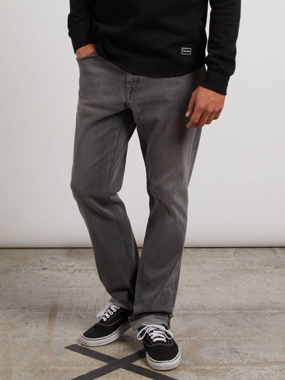 Kinkade Regular Tapered Fit Jeans - Brushed Nickle