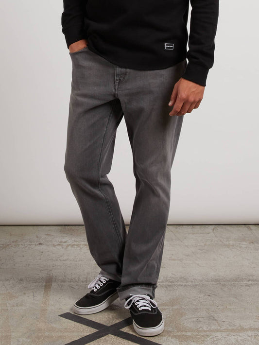 Kinkade Regular Tapered Fit Jeans - Brushed Nickle