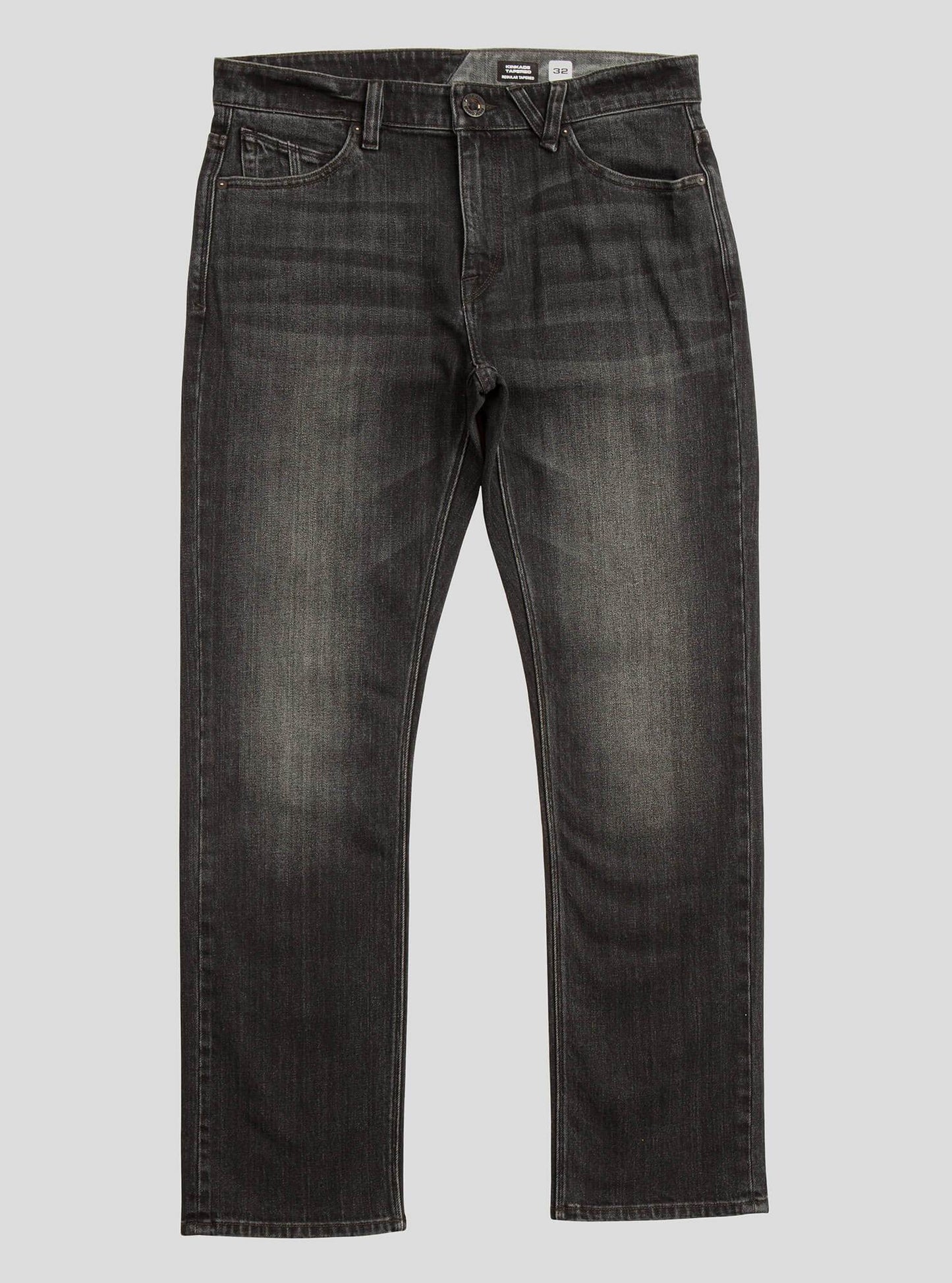 Kinkade Regular Tapered Fit Jeans - Premium Wash Black