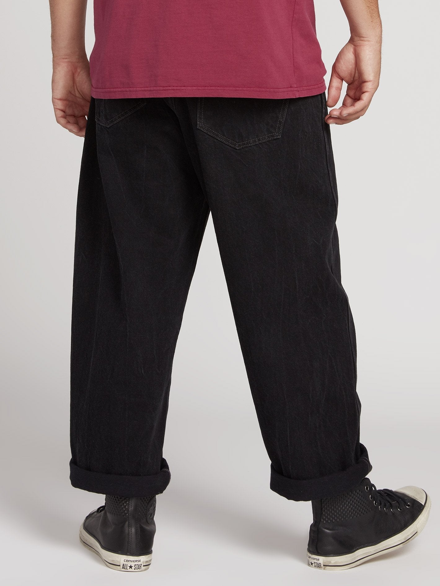 A.P.#2 Billow Jean - Black Venom Wash (UNISEX)