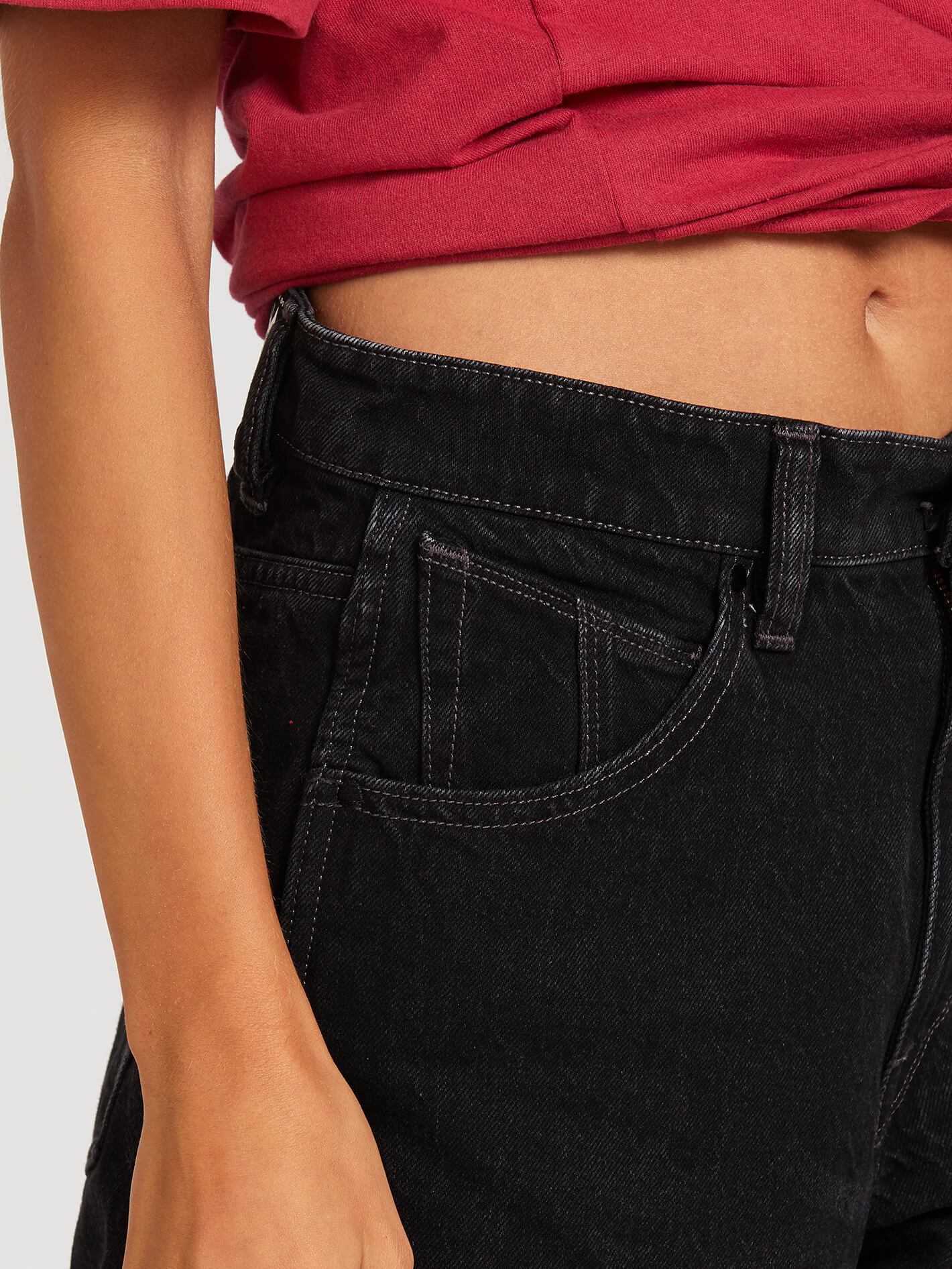 A.P.#2 Billow Jean - Black Venom Wash (UNISEX)