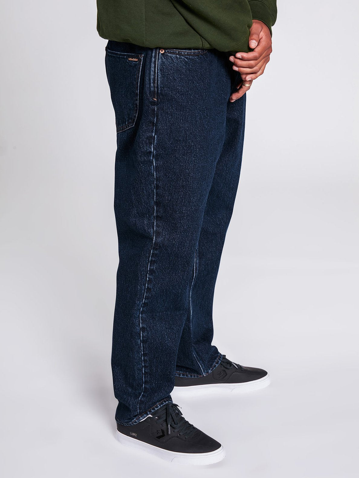 Louie Lopez Tapered Denim - BLUE RINSE