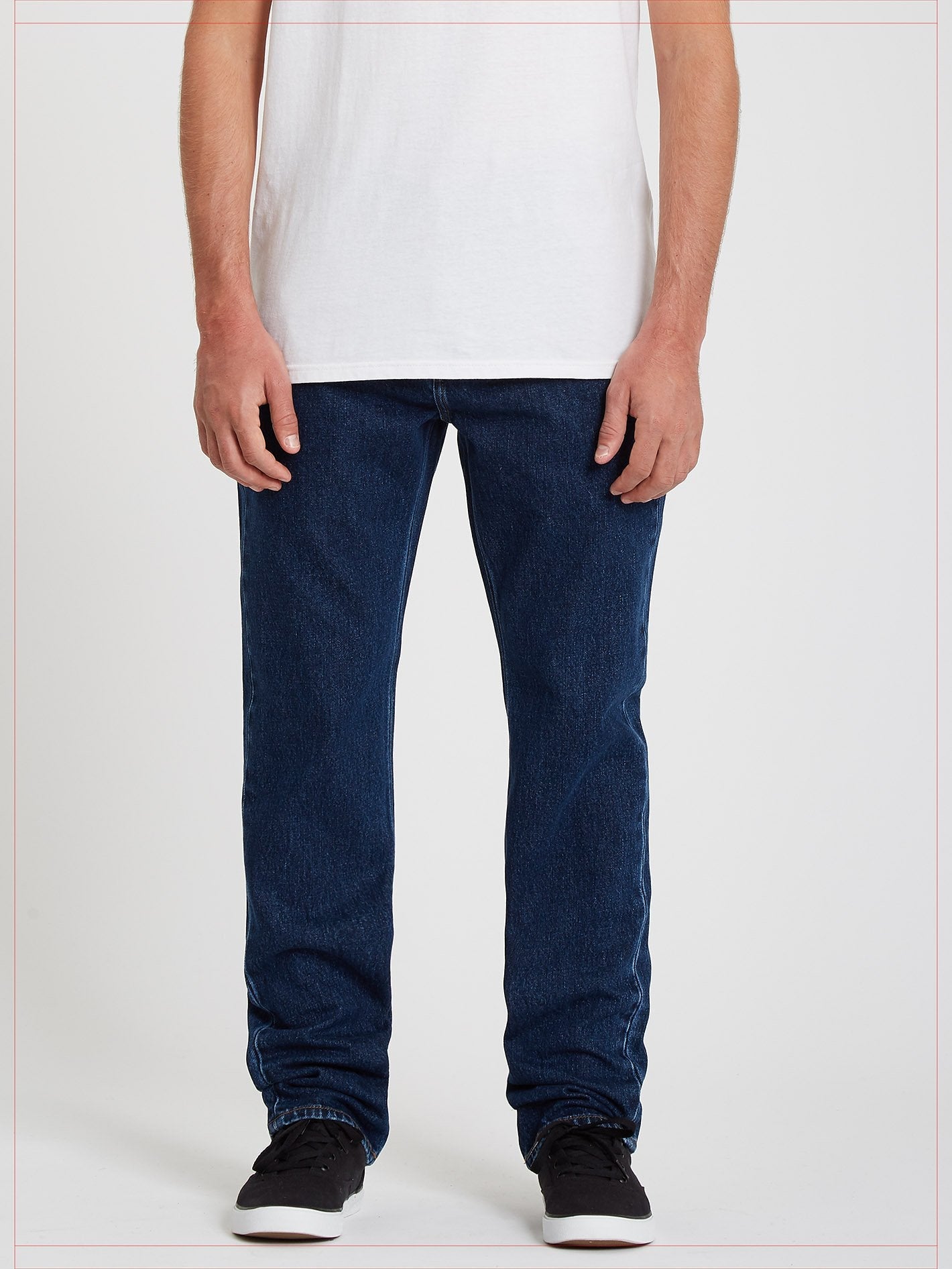 Louie Lopez Tapered Denim - BLUE RINSE
