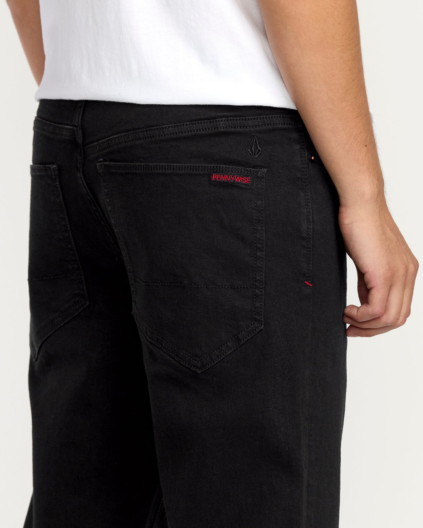 Volcom Ent Pennywise Jeans - Black On Black