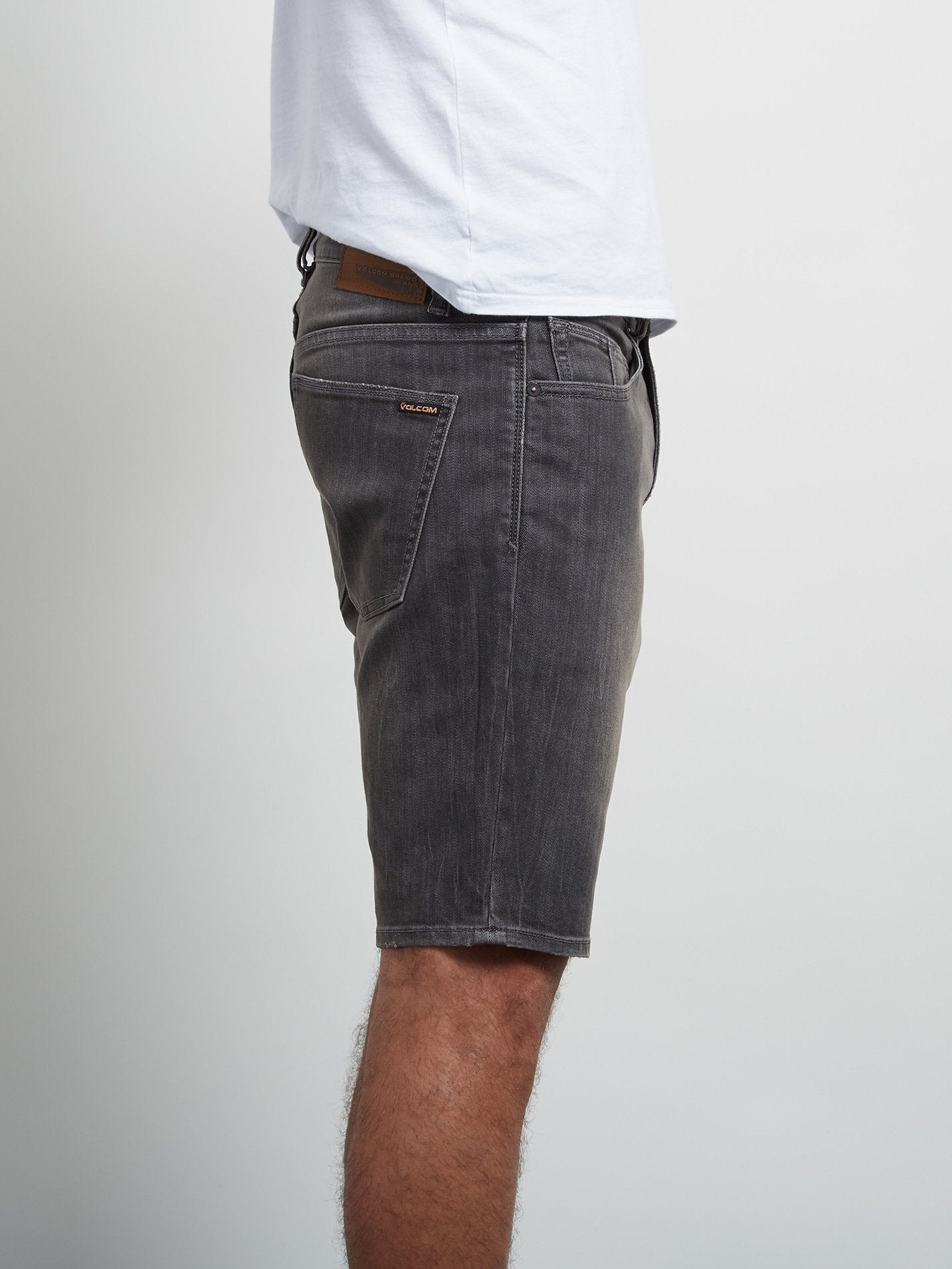 Vorta Denim Short - Vertiver Grey