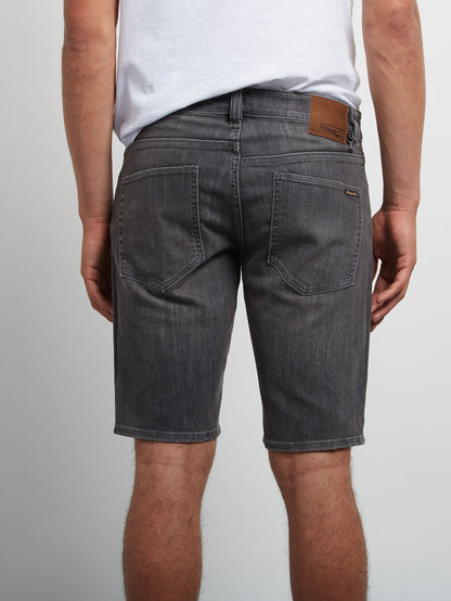 Vorta Denim Short - Vertiver Grey