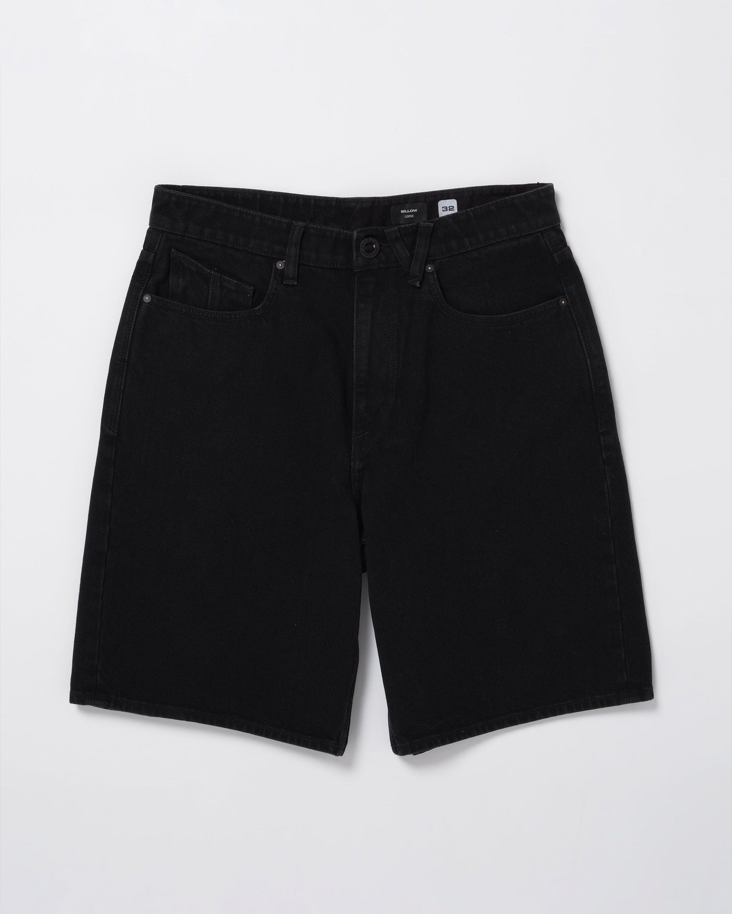 Billow Denim Short - BLACK