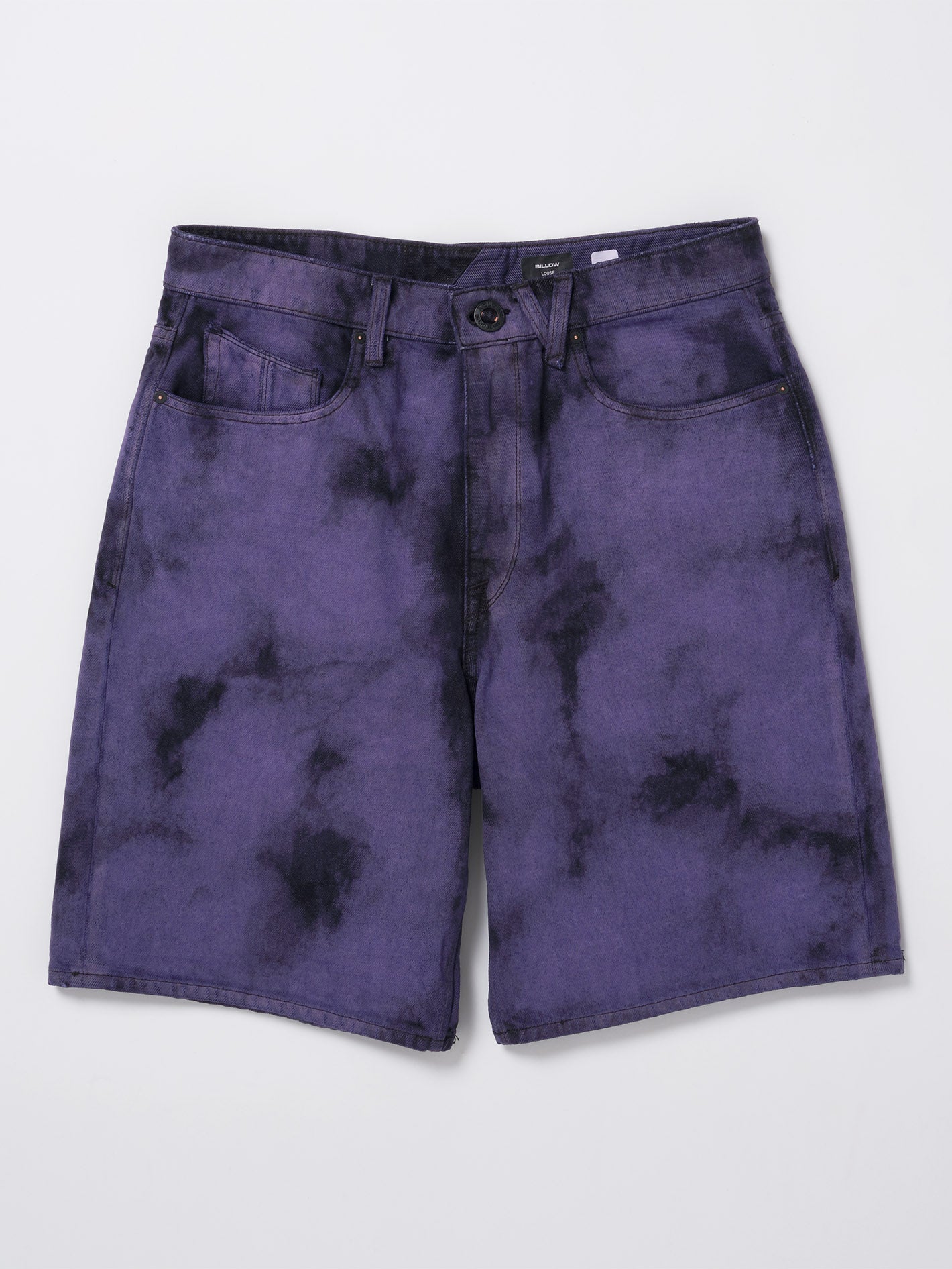 Billow Denim Short - DEEP PURPLE