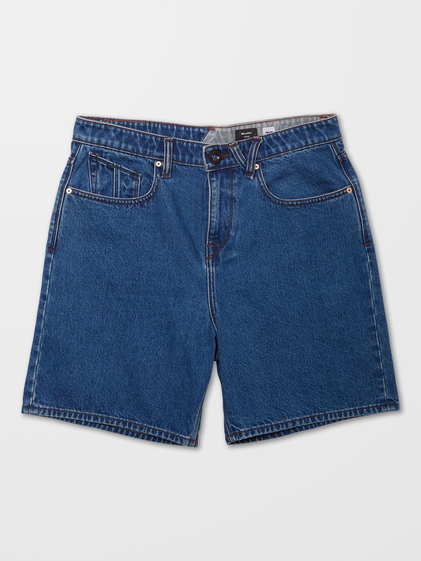 Billow Denim Short - OLIVER MID BLUE