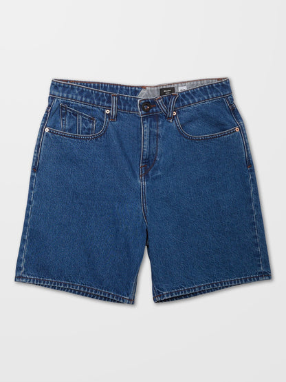 Billow Denim Short - OLIVER MID BLUE