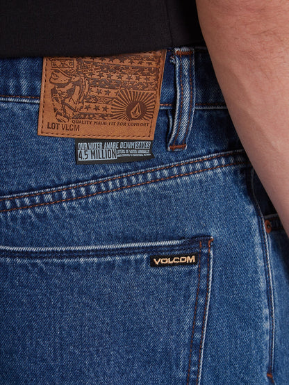 Billow Denim Short - OLIVER MID BLUE
