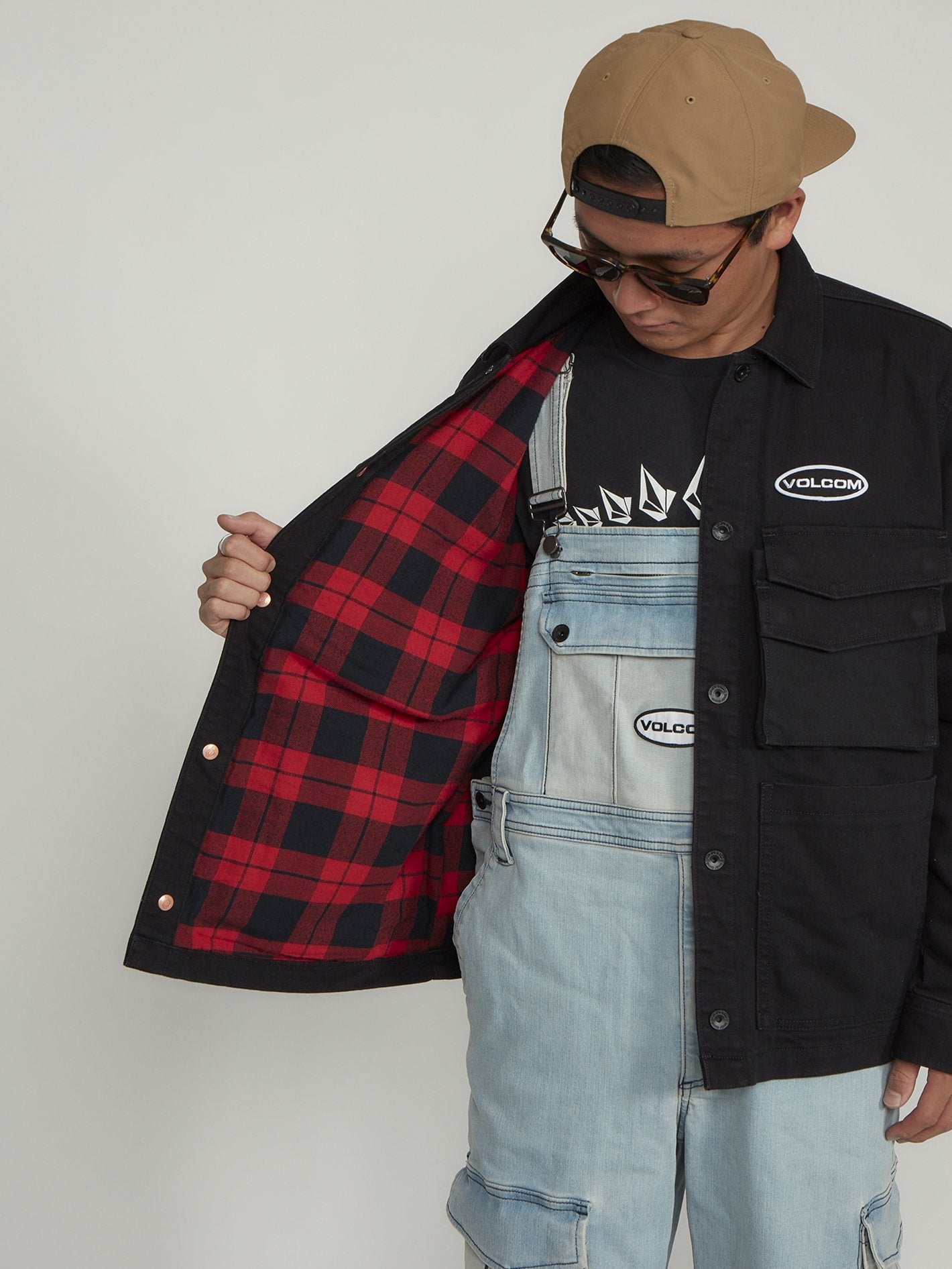 Volcompartment jacket - Black