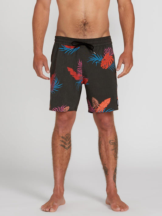 Bermuda Trunk 17" Boardshort - Black