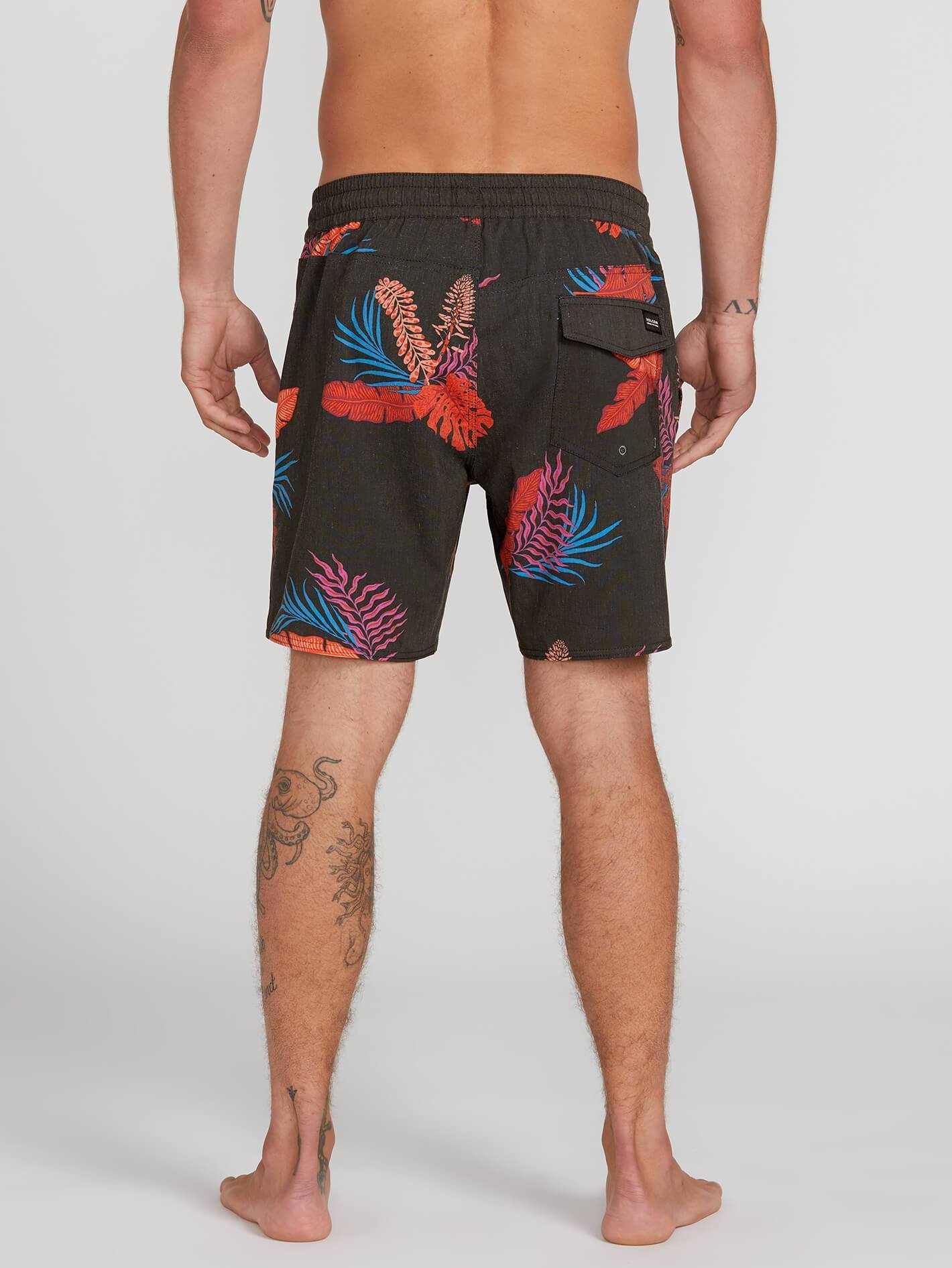 Bermuda Trunk 17" Boardshort - Black