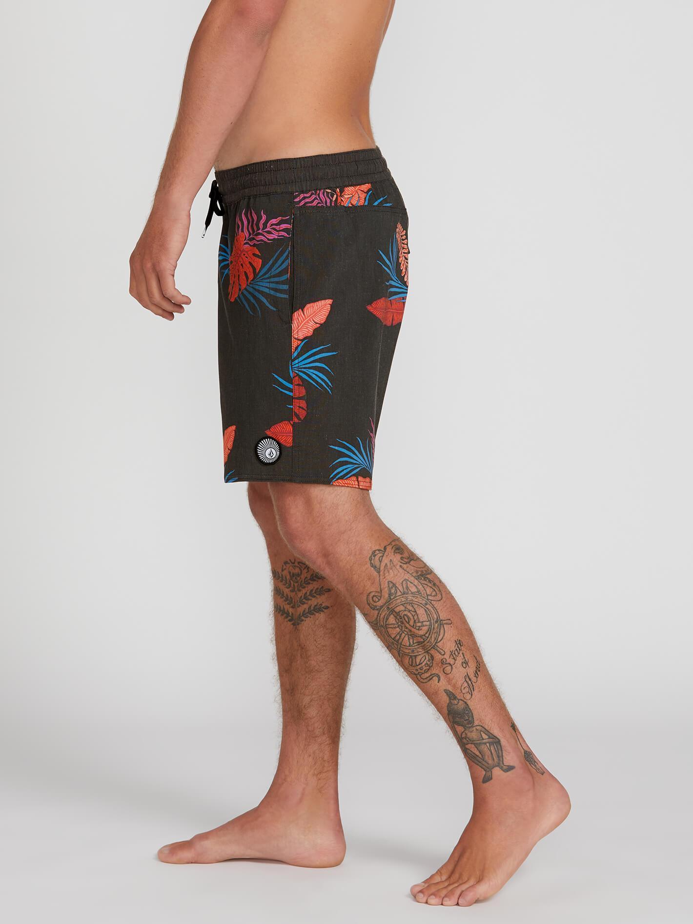 Bermuda Trunk 17" Boardshort - Black