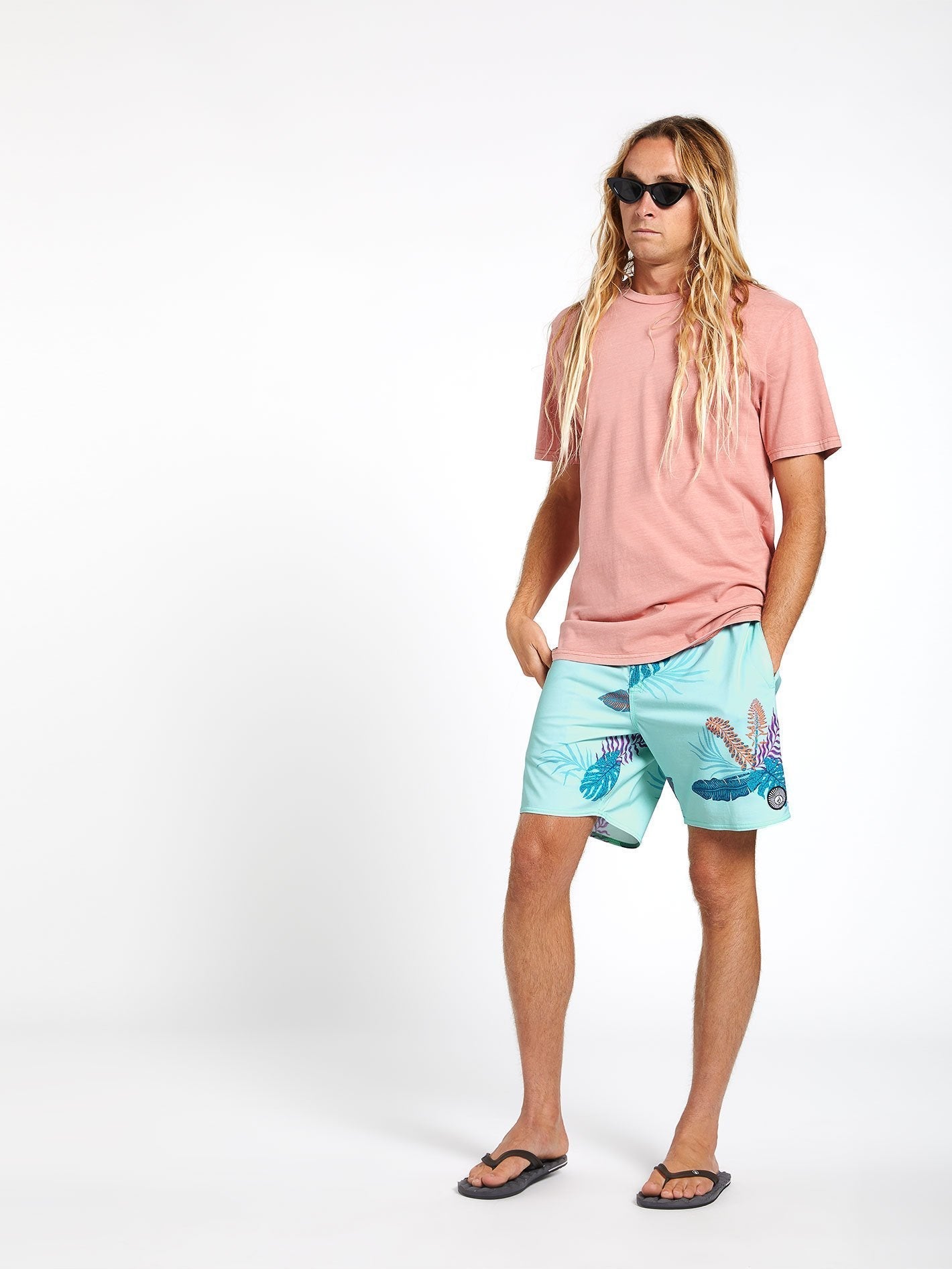 Bermuda Trunk 17" Boardshort - Resin Blue