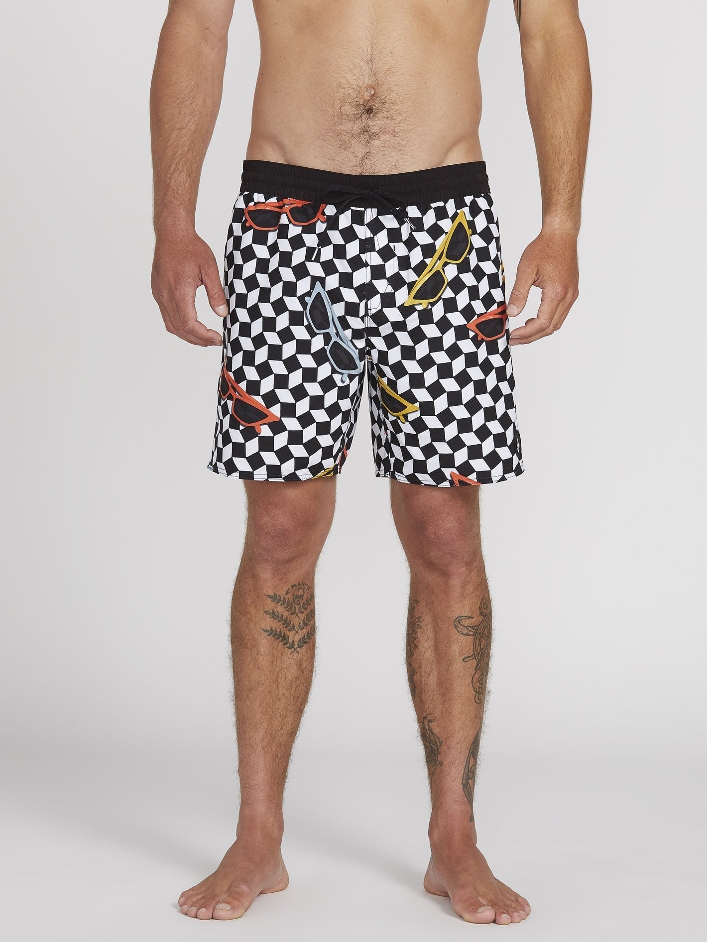 Flashback Trunk 17" Boardshort - Black