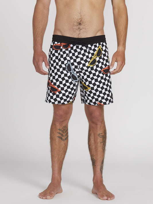 Flashback Trunk 17" Boardshort - Black