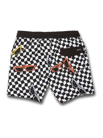 Flashback Trunk 17" Boardshort - Black