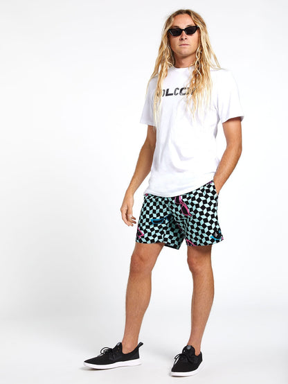 Flashback Trunk 17" Boardshort - Resin Blue
