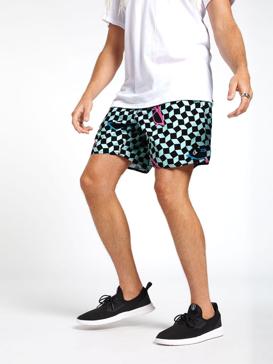 Flashback Trunk 17" Boardshort - Resin Blue