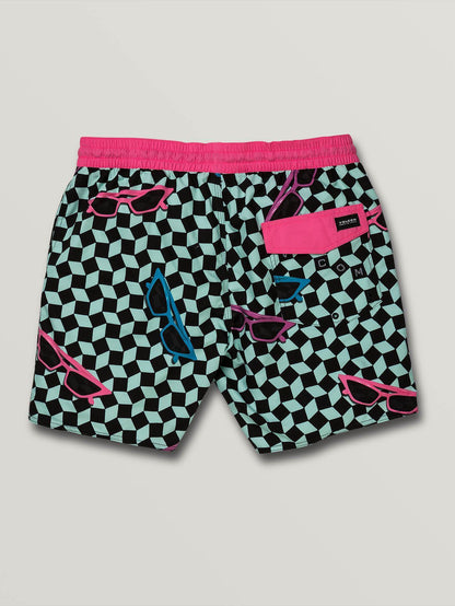 Flashback Trunk 17" Boardshort - Resin Blue