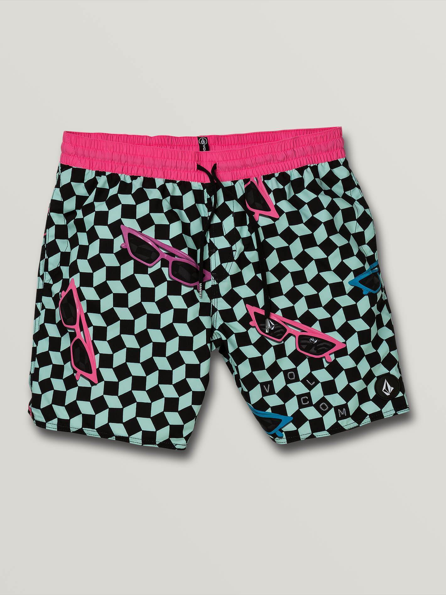 Flashback Trunk 17" Boardshort - Resin Blue