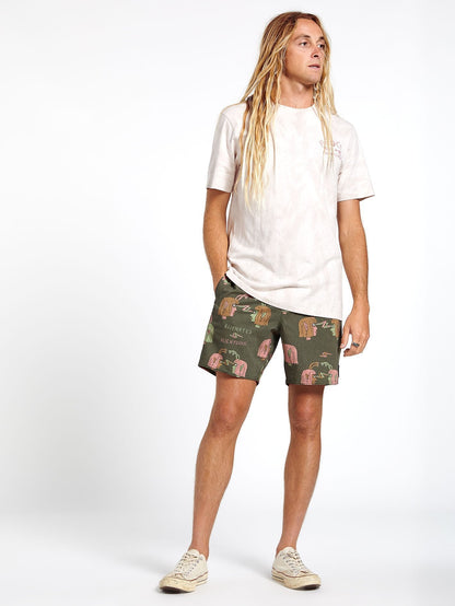 Alienated Trunk 17" Boardshort - Mossstone