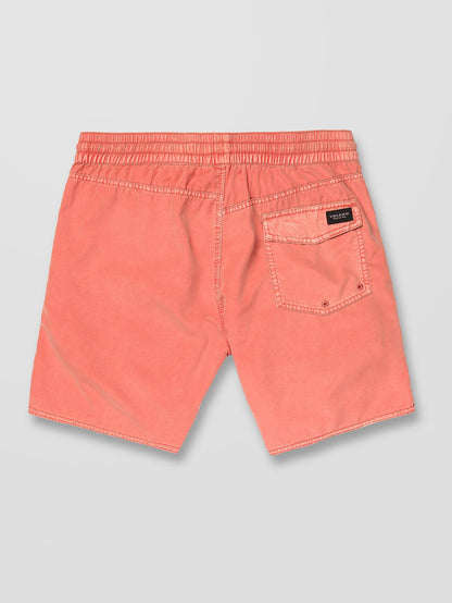 Center Trunk 17" Boardshort - LIVING CORAL