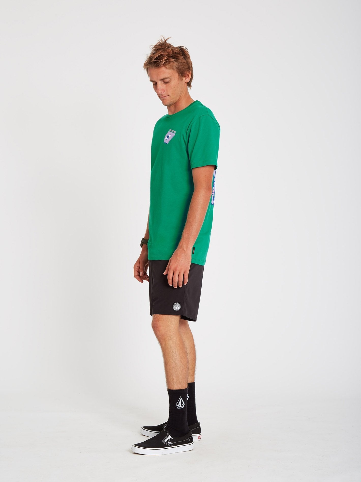 Lido Solid Trunk 16" Boardshort - BLACK