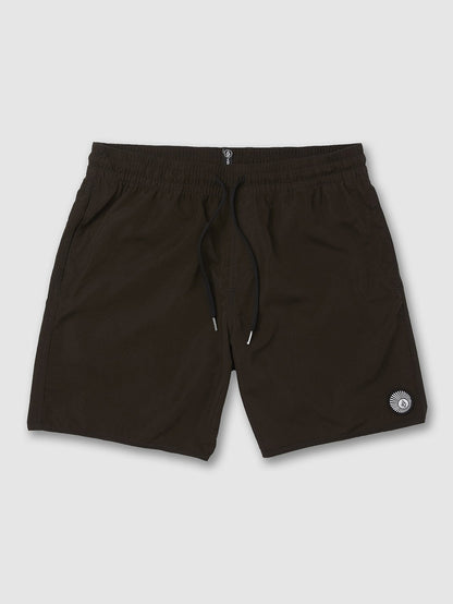 Lido Solid Trunk 16" Boardshort - BLACK